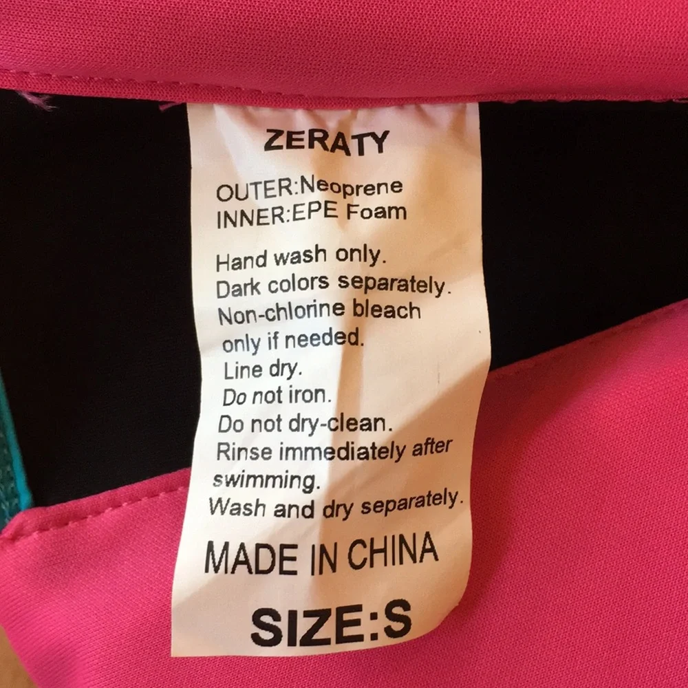 Zeraty Toddler Swim Vest Neoprene Kids Float Jacket Swimming Aid